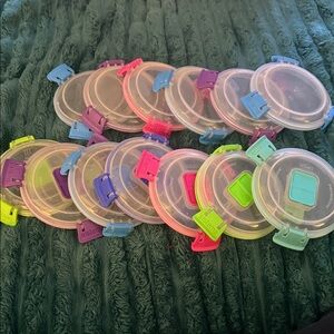 Sistema Round Storage Container Colorful Lids